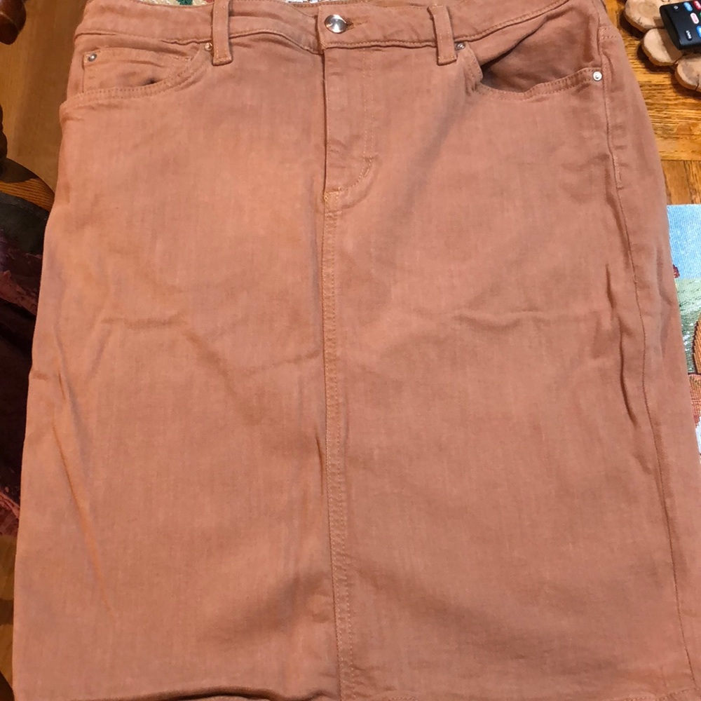 Joe’s Jeans Tan Cocoa Denim Pencil skirt - Size 31